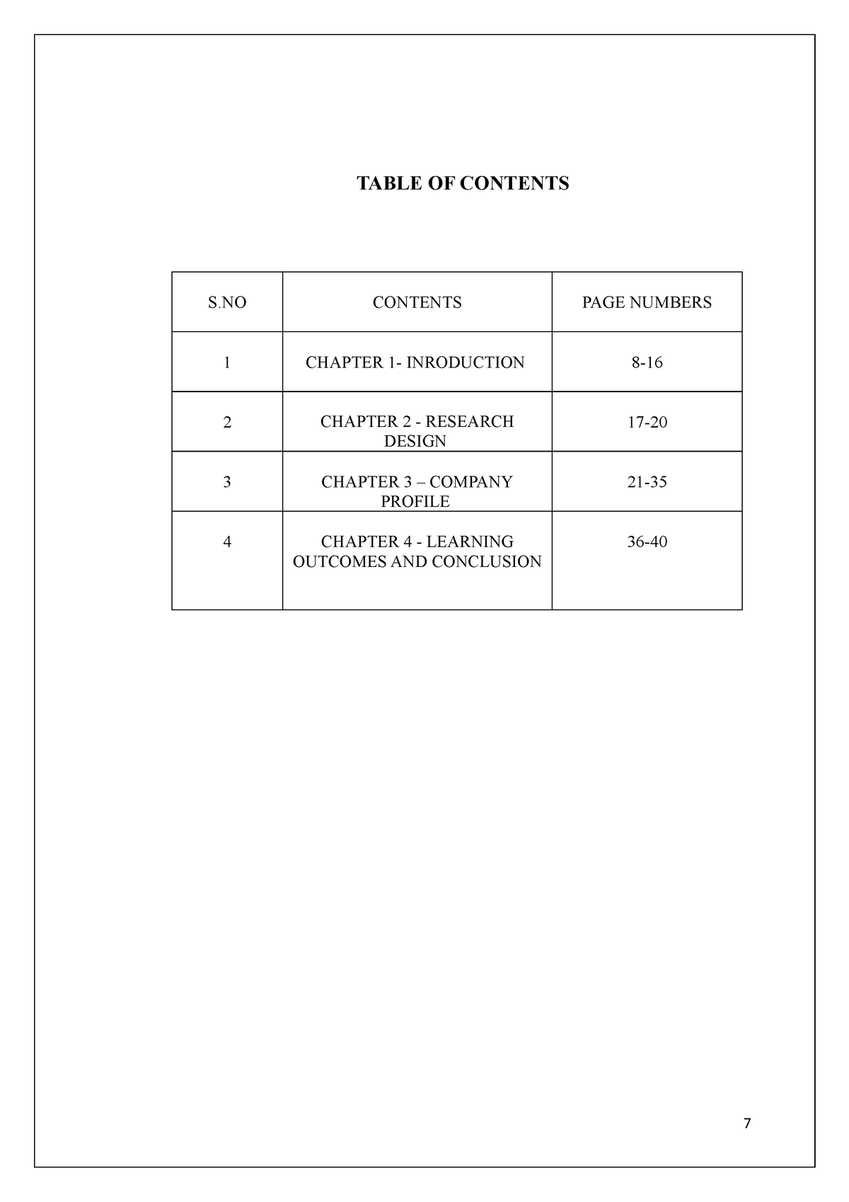 DOC-20230726-WA0004 - TABLE OF CONTENTS S CONTENTS PAGE NUMBERS 1 ...