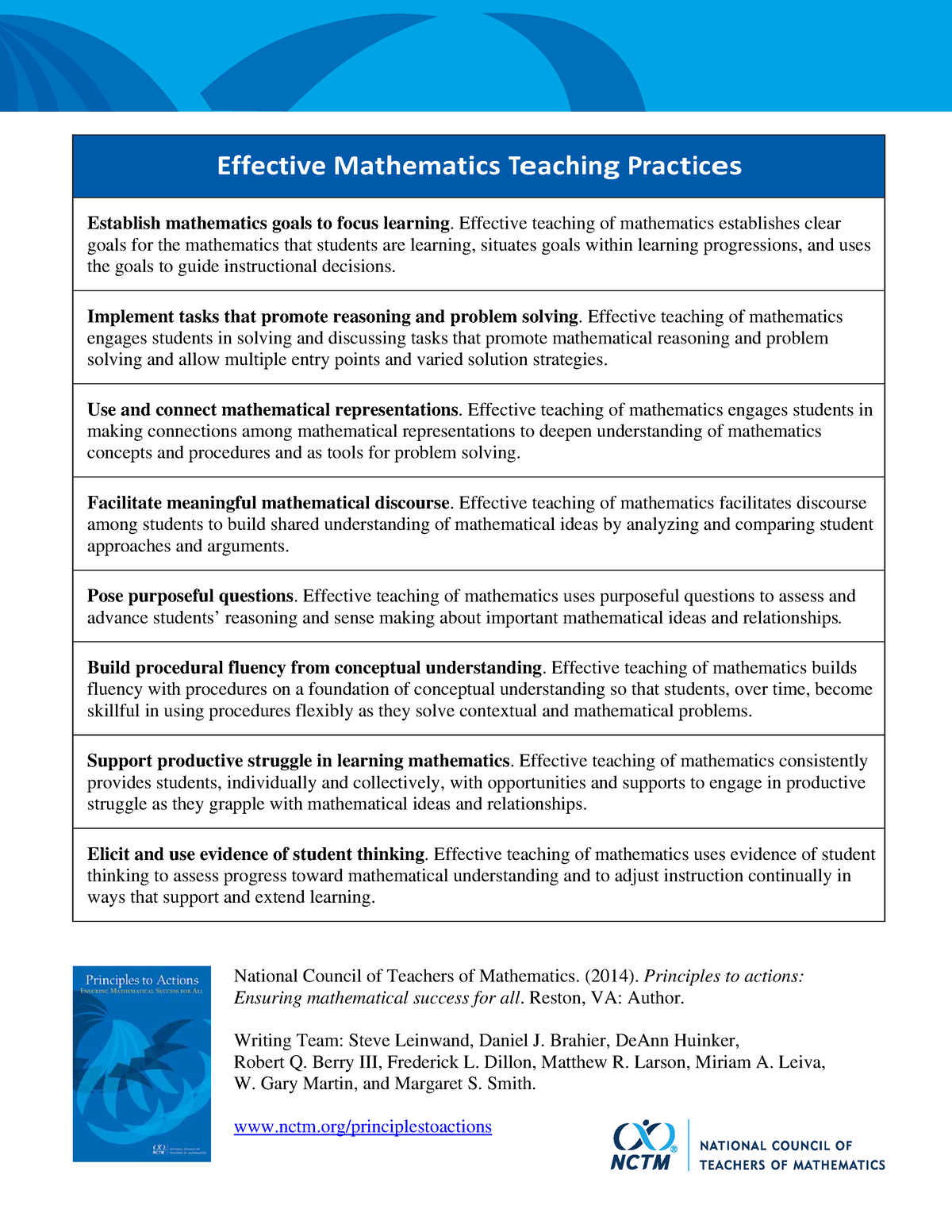 7-Effective Mathematics Teaching Practices - Effective Mathematics ...