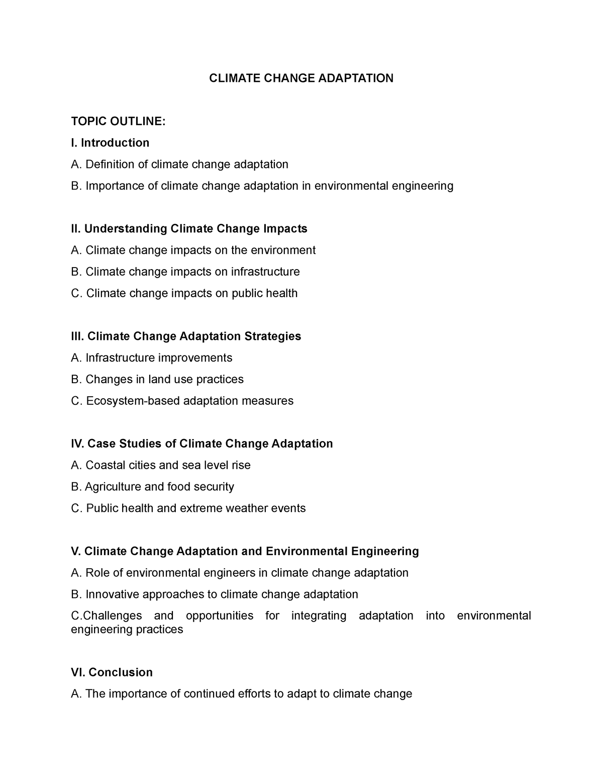 climate-change-adaptation-climate-change-adaptation-topic-outline-i