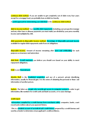 FM 310 Behavioral Finance Chapter 1 Notes - FM 310 (BEHAVIORAL FINANCE ...