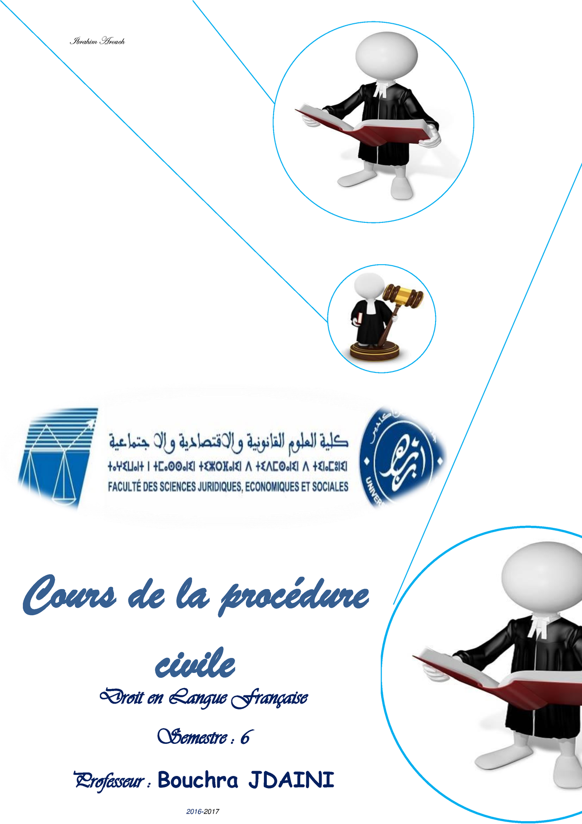 1434232 Cours De La Procédure Civile - Ibrahim Arouch Cours De La ...