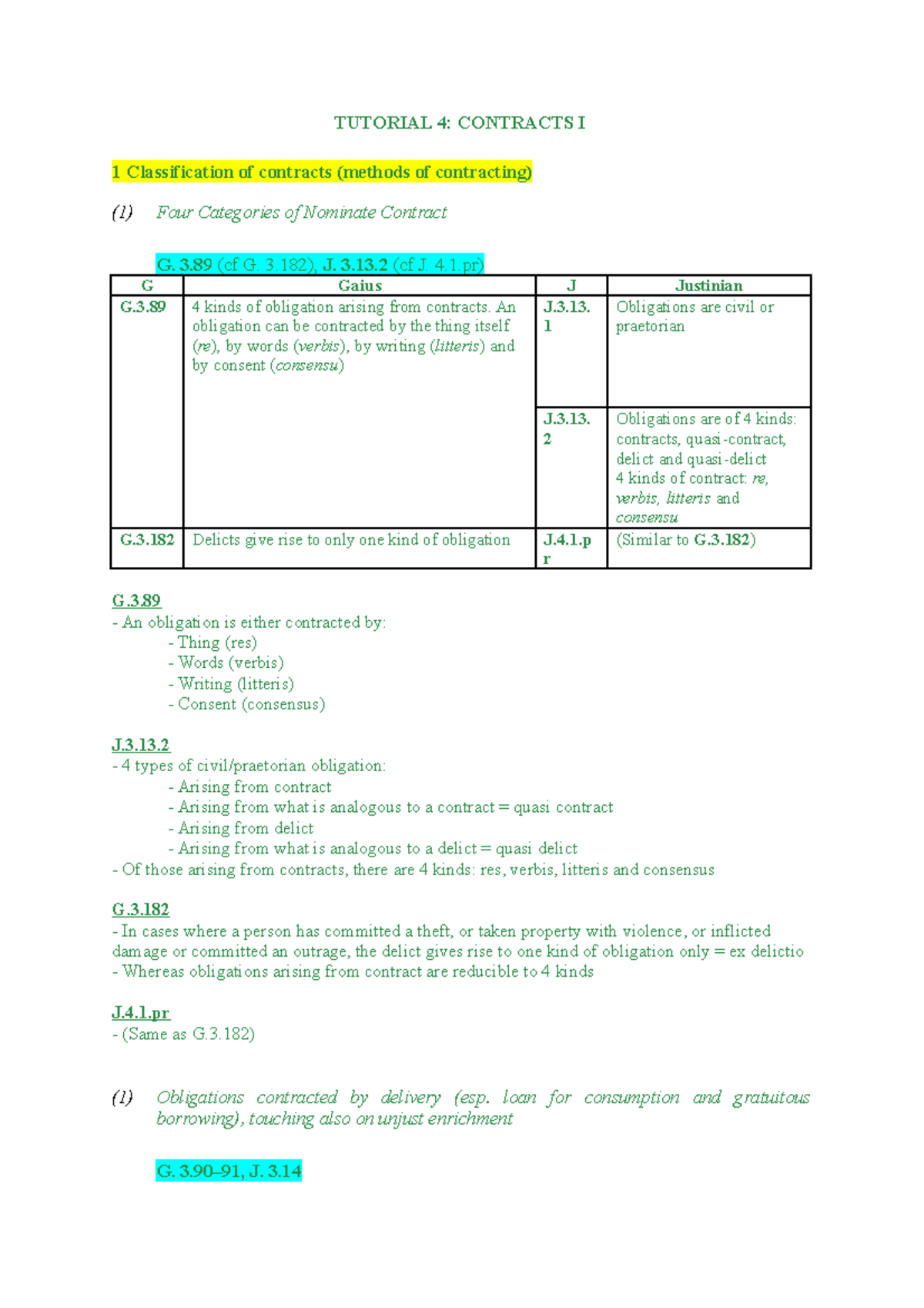 Tutorial 4notes for tutorial to aid the work that - TUTORIAL 4 ...
