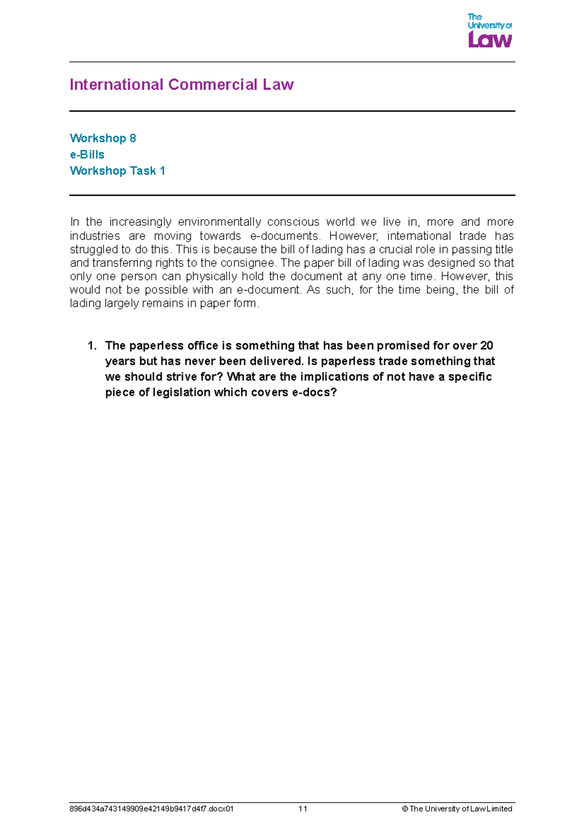 2223 icl ws08 ce01 workshop task 01 - International Commercial Law ...