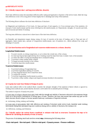 Civil Engineering Structural Notes - A beam of rectangular section is ...