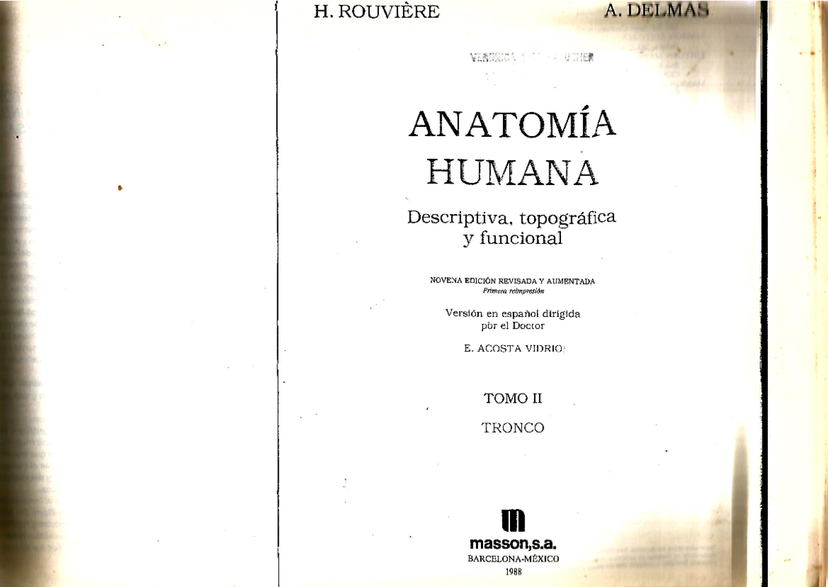 Intestino Grueso - sexo - H. ROUVIERE A. DELMAS ANATOMÍA HUMANA