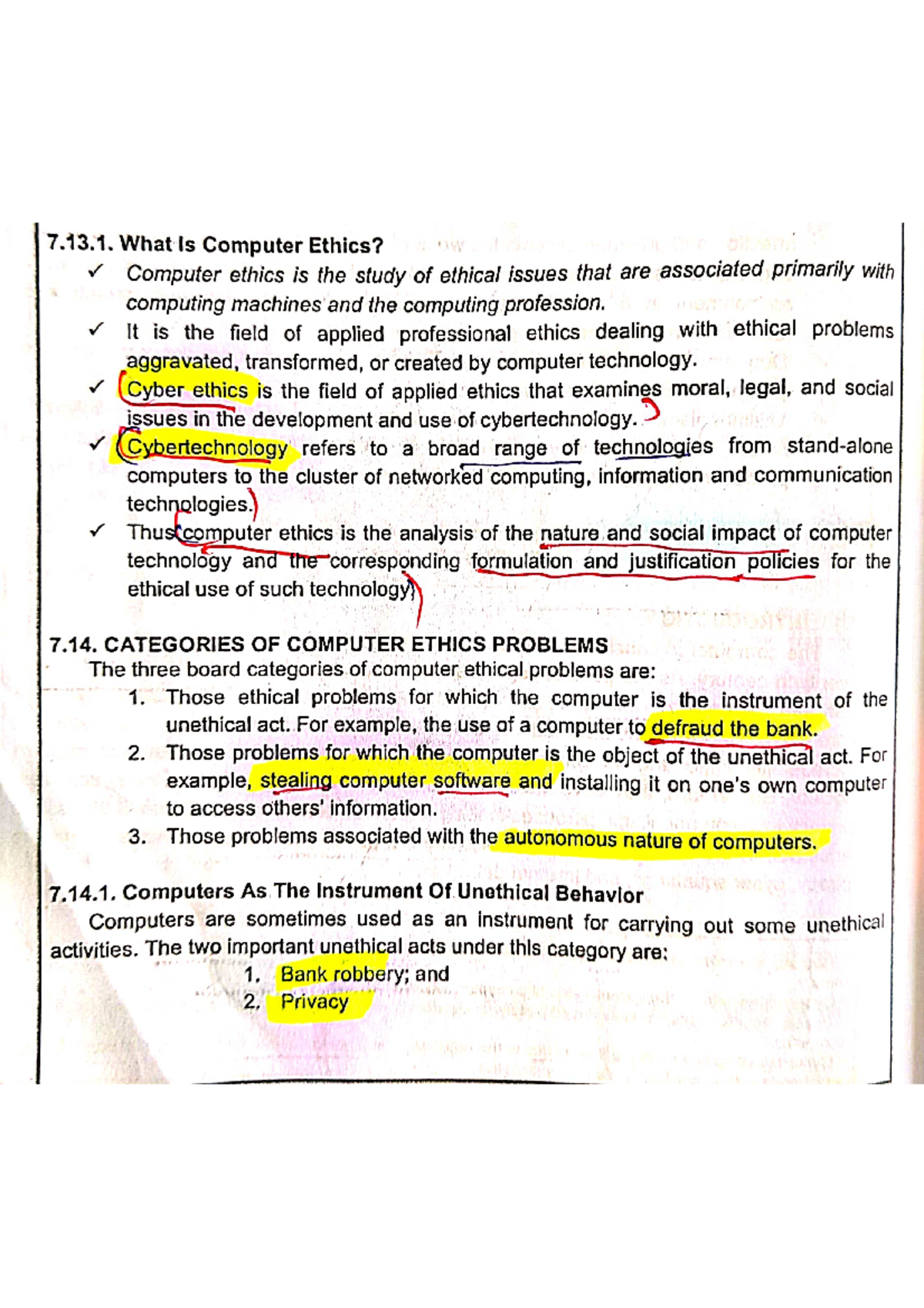 Computer Ethics - Business Management HL - Studocu
