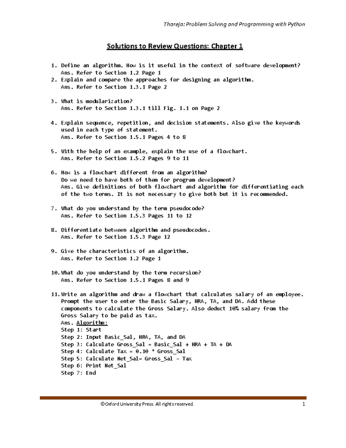 Review Questions - Pseudocodes - Warning: TT: undefined function: 23  Warning: TT: undefined - StuDocu
