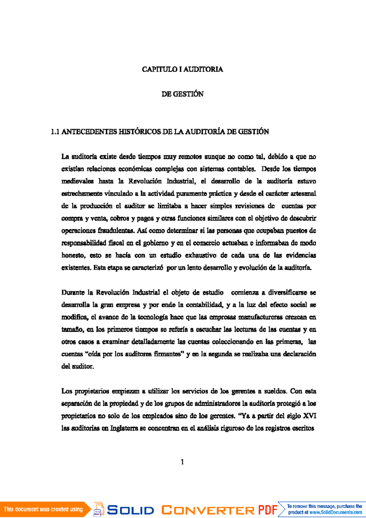 AUDITORIA FINANCIERA DE GESTION, DE CUMPLIMIENTO, DE CONTROL INTERNO Y ...