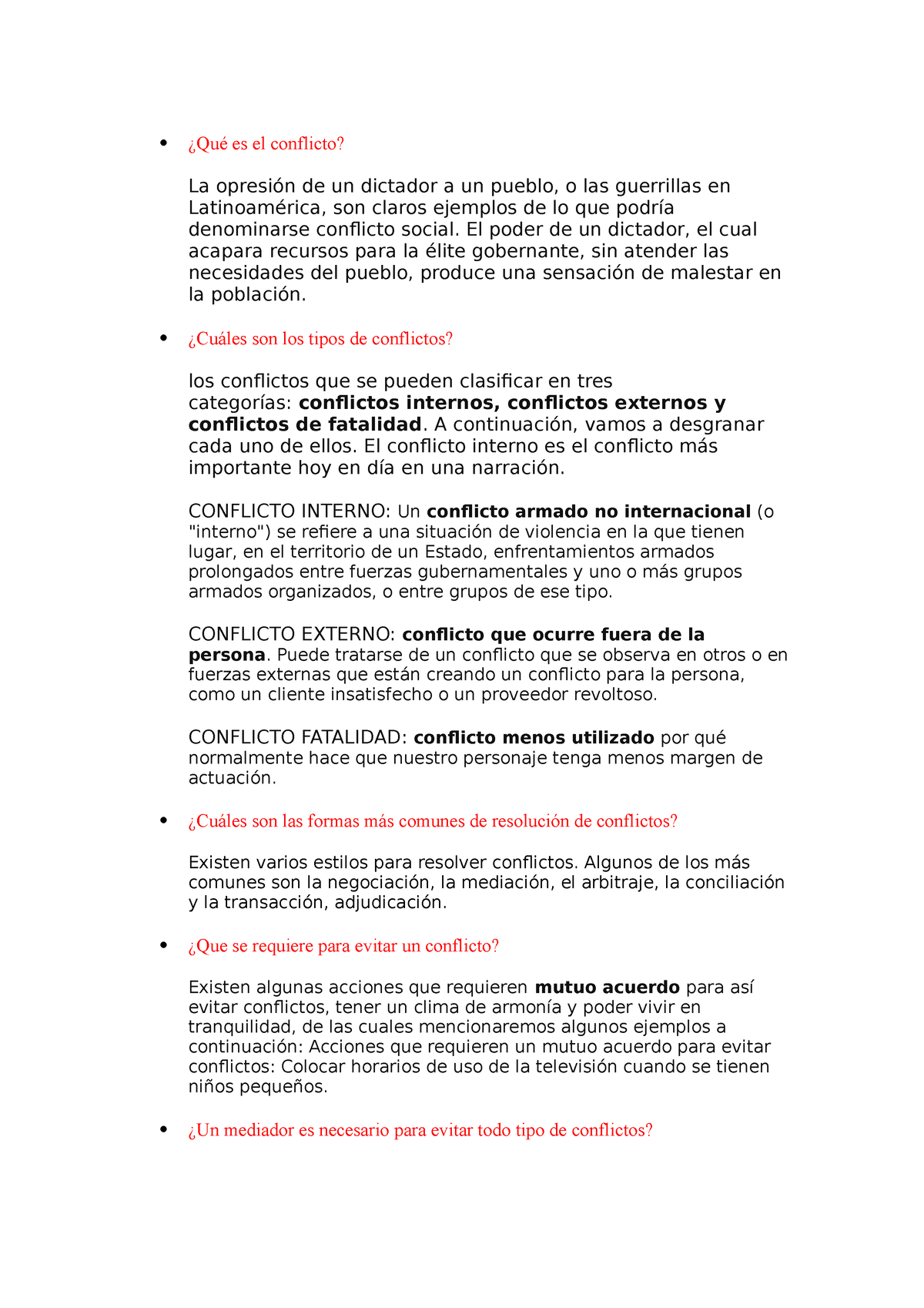 Qué Es El Conflicto - ¿Qué Es El Conflicto? La Opresión De Un Dictador ...