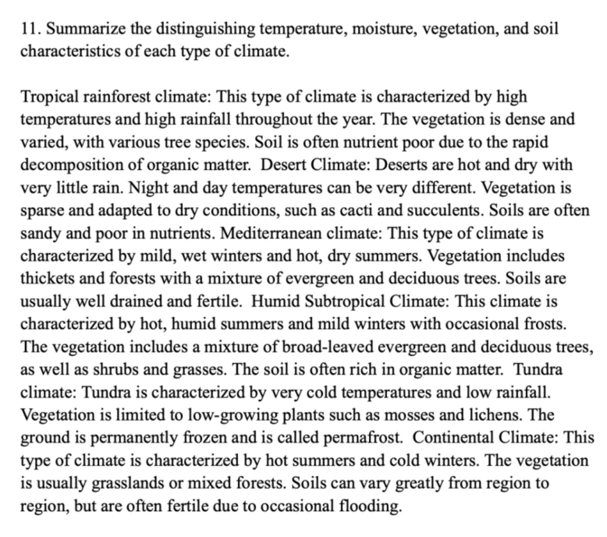 GEOG 101 People And Their Environment Chapter 4 Study Guide #6 - GEOG ...