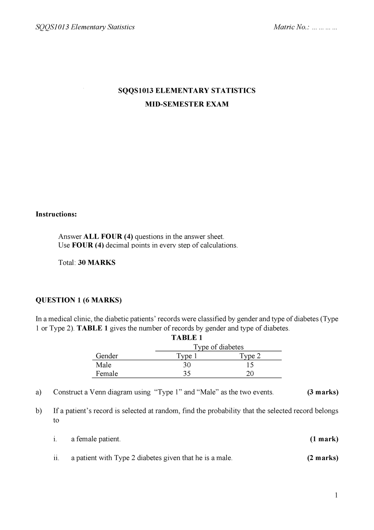 sqqs1013 elementary statistics assignment 1