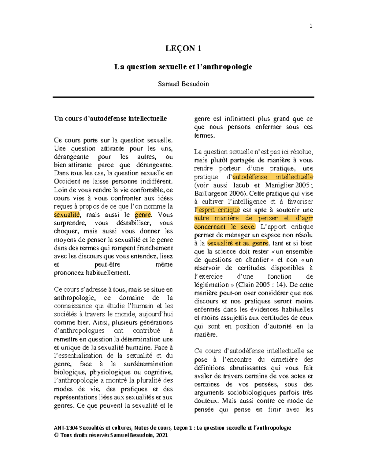 Le%C3%A7on 1 %E2%80%93 La question sexuelle et l%E2%80%99anthropologie ...