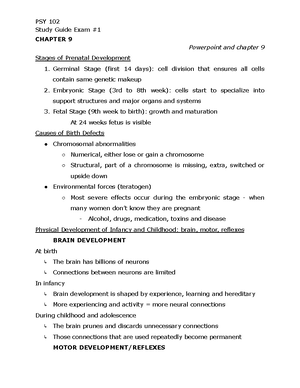 Psychology Notes Psy 102 Studocu Psychology Notes Psy 102 Studocu