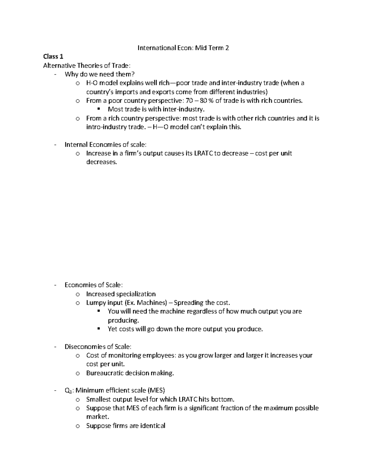 ECONOMICS 181 INTERNATIONAL TRADE MIDTERM SOLUTIONS visual data 3