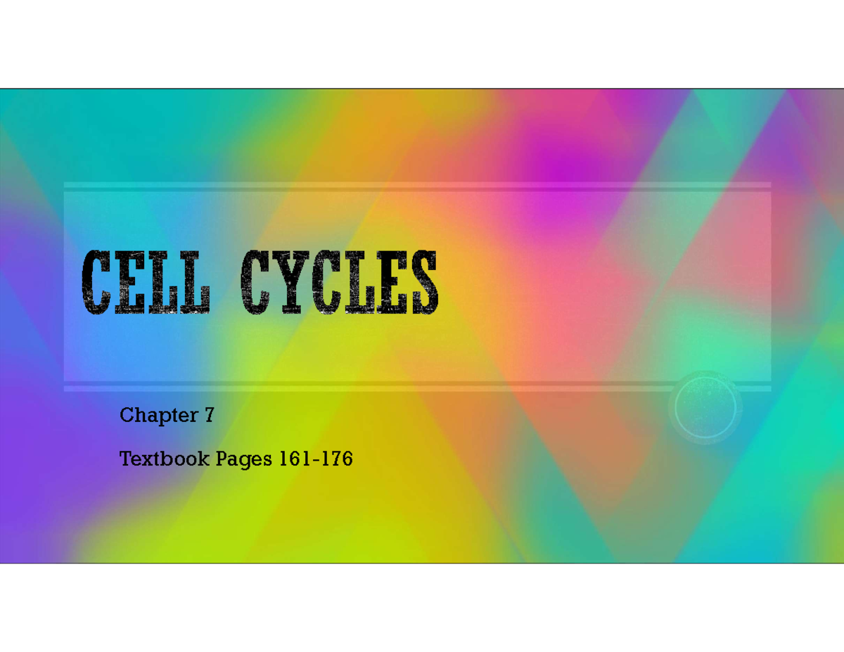 Bio120+-+Chapter+7+Notes - Chapter Textbook Pages 161- A parent cell ...