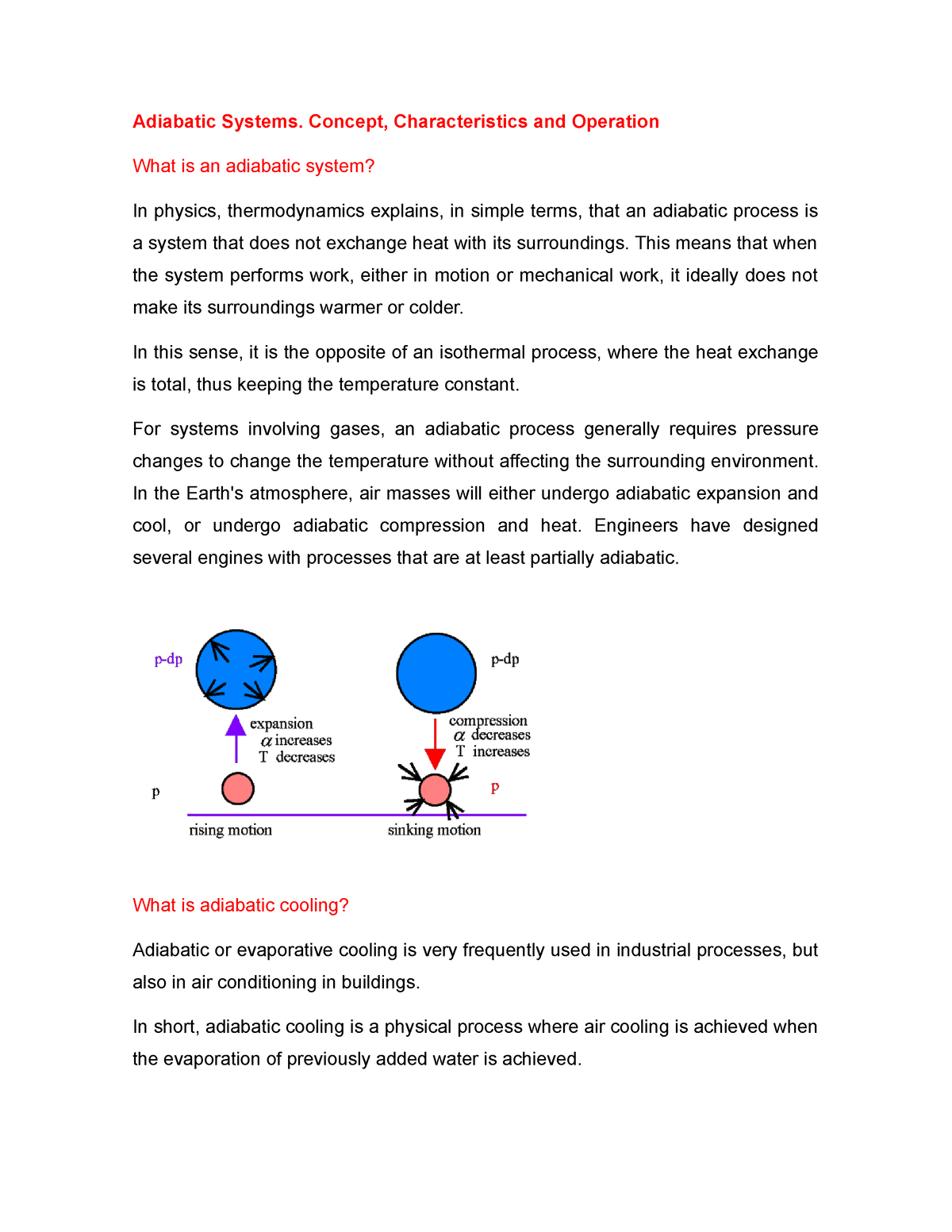 Adiabatic Systems INV #1- U1 - Adiabatic Systems. Concept ...