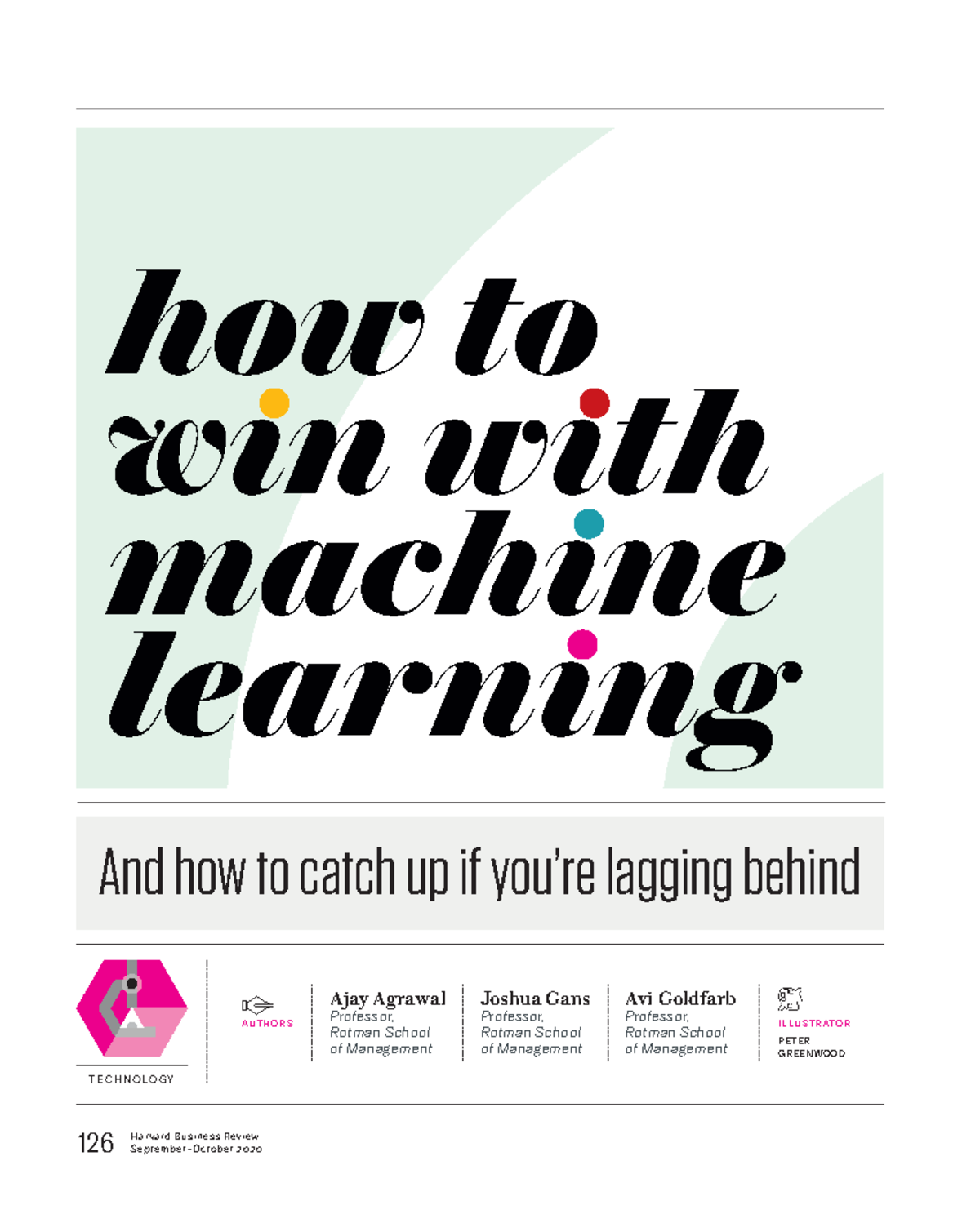 How To Win With ML HBR - Machine Learning article - T EC H N O LO GY ...
