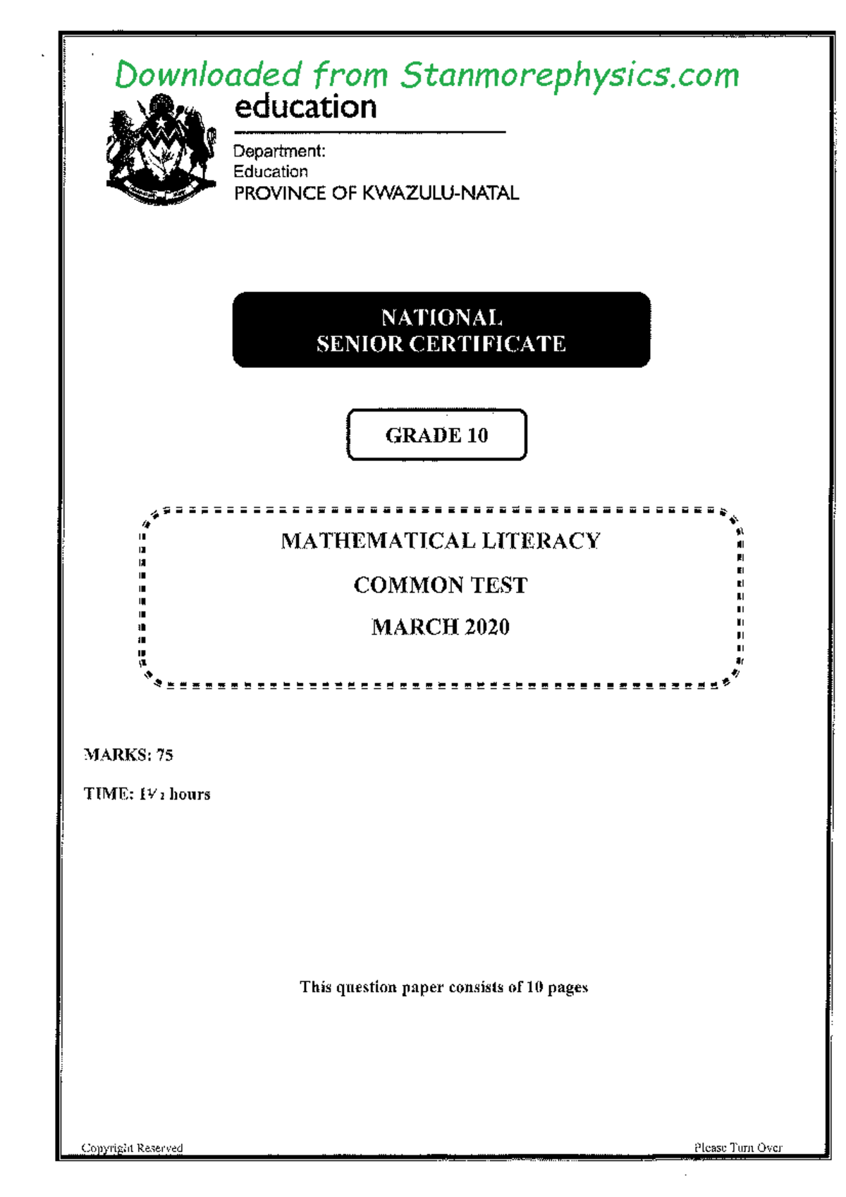 mathematics grade 11 assignment term 2 2023