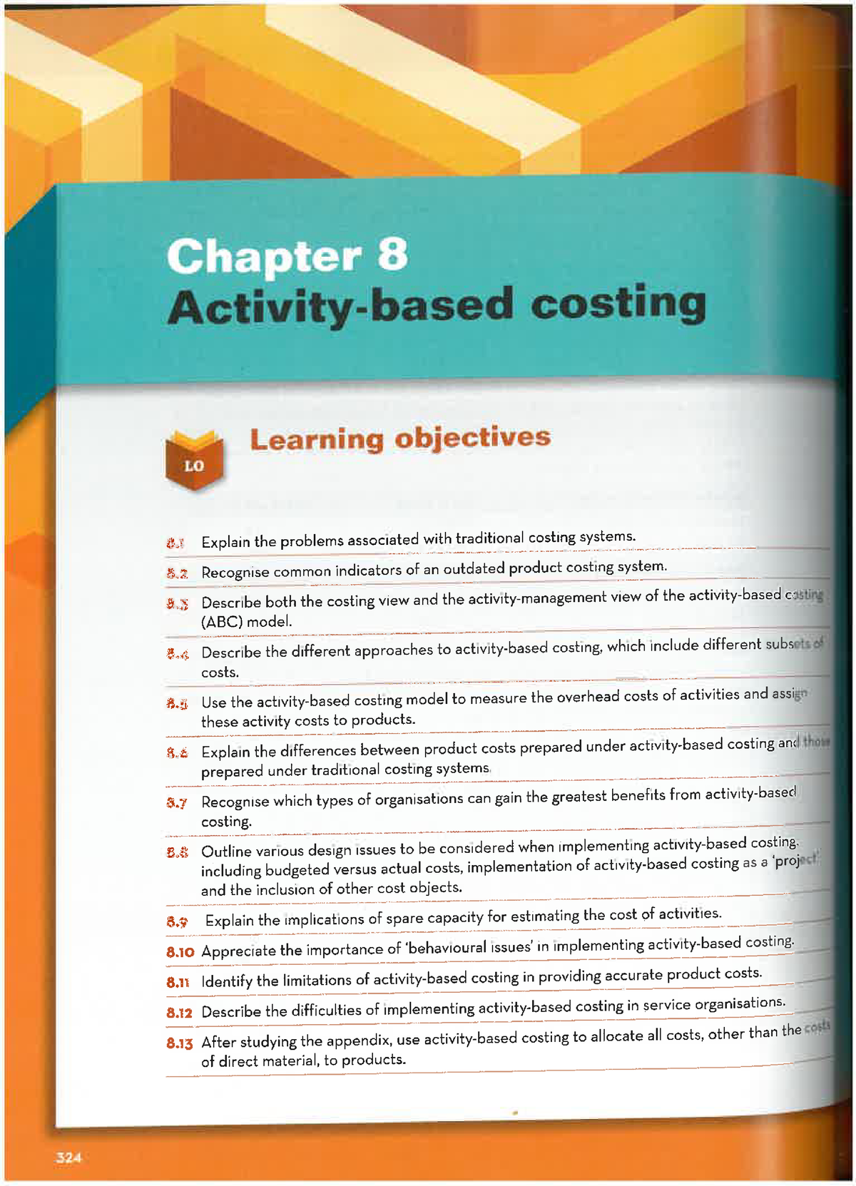 Chapter 8 - Costing Accounting - Cost Accounting - Studocu