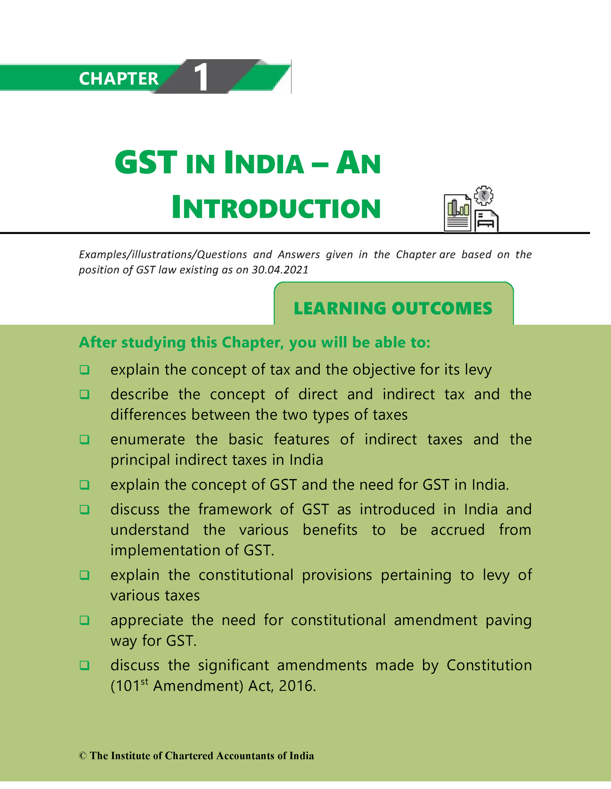 assignment on gst in india