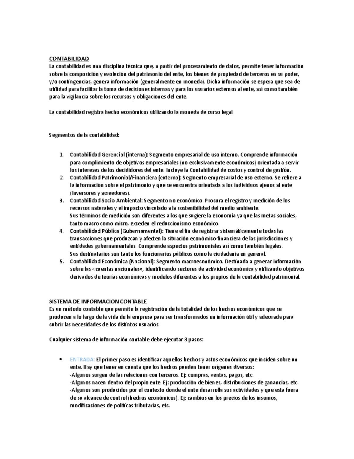 Teoria Contable - Resumen Final - Contabilidad La Contabilidad Es Una 