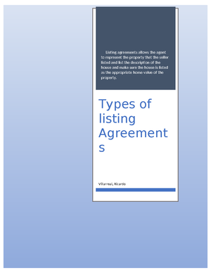 REAL Estate National Brokerage UNIT TWO - Unit 2: Important ...