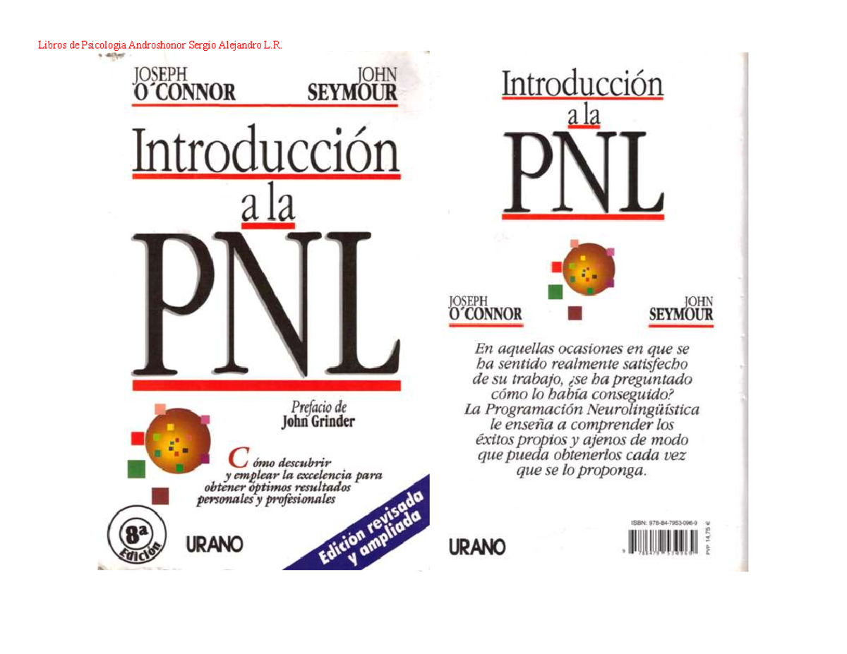 Libro de pnl - Joseph O'Connor John Seymour Introducción a la