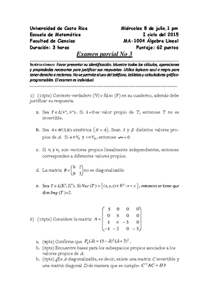 Transformaciones Lineales - Comenzamos Desde Luego Con La Definici ́on ...