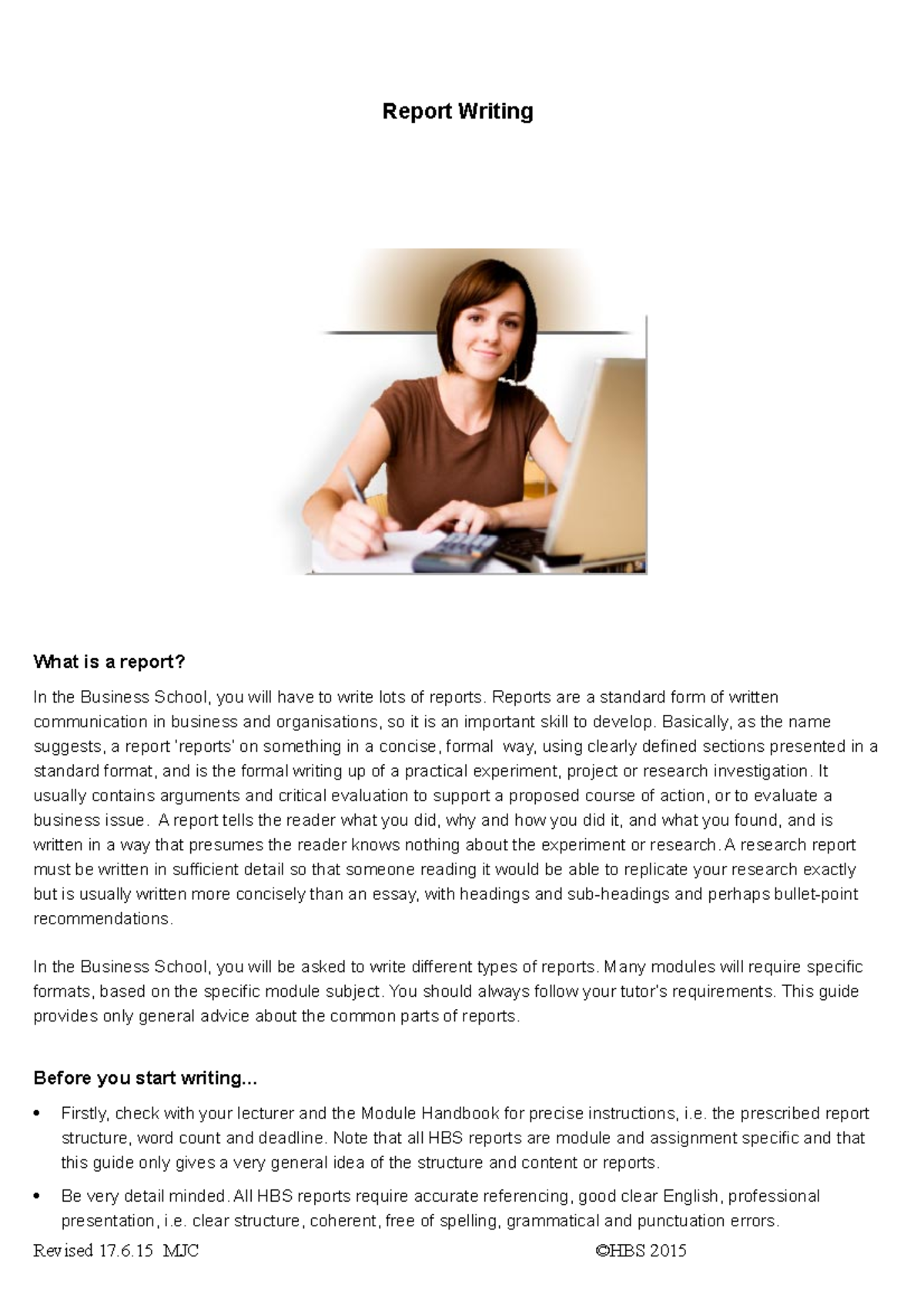 Report Writing 2015 Report Writing What Is A Report In The Business 