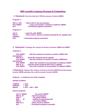 Introduction To Microprocessors - Introduction To Microprocessors A ...