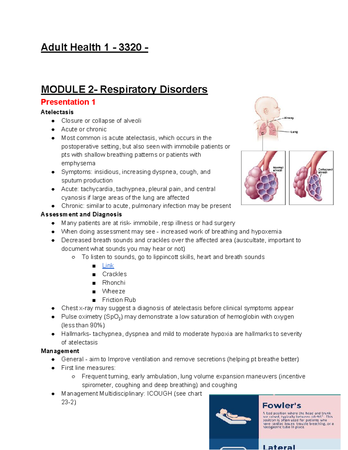 Adult Health Test 1 mod 2 - 3320 - Adult Health 1 3320 MODULE ...