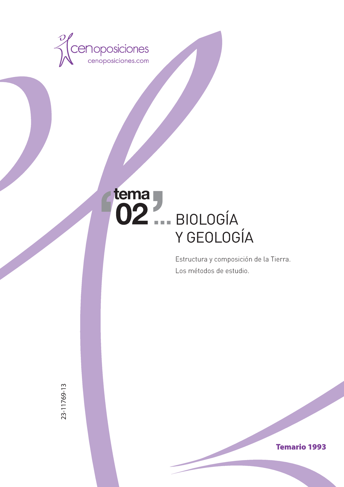 Temas Oposiciones - Temario 1993 Estructura Y Composición De La Tierra ...