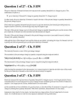 Micro Econ Chap 2 HW Soln - Chapter 2 HW Solutions 1) market economy is ...