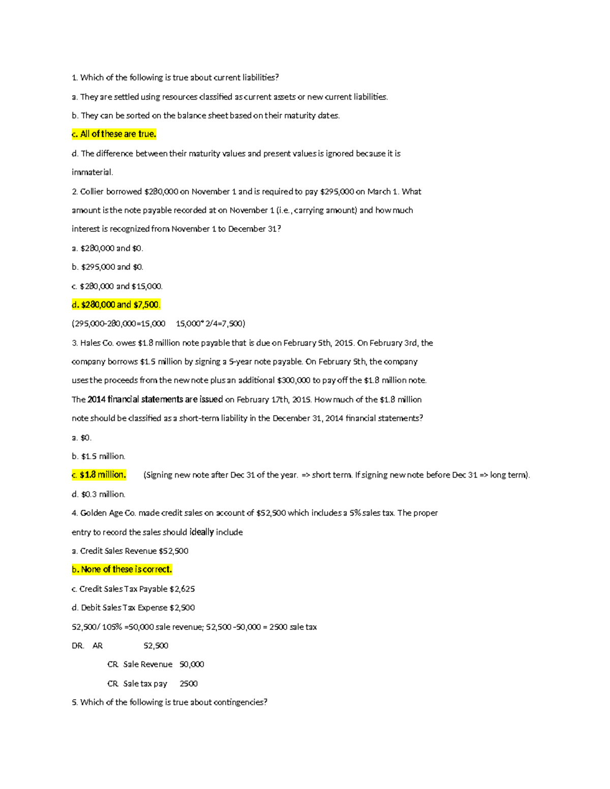 Ch 13 Review Questions - Which Of The Following Is True About Current ...