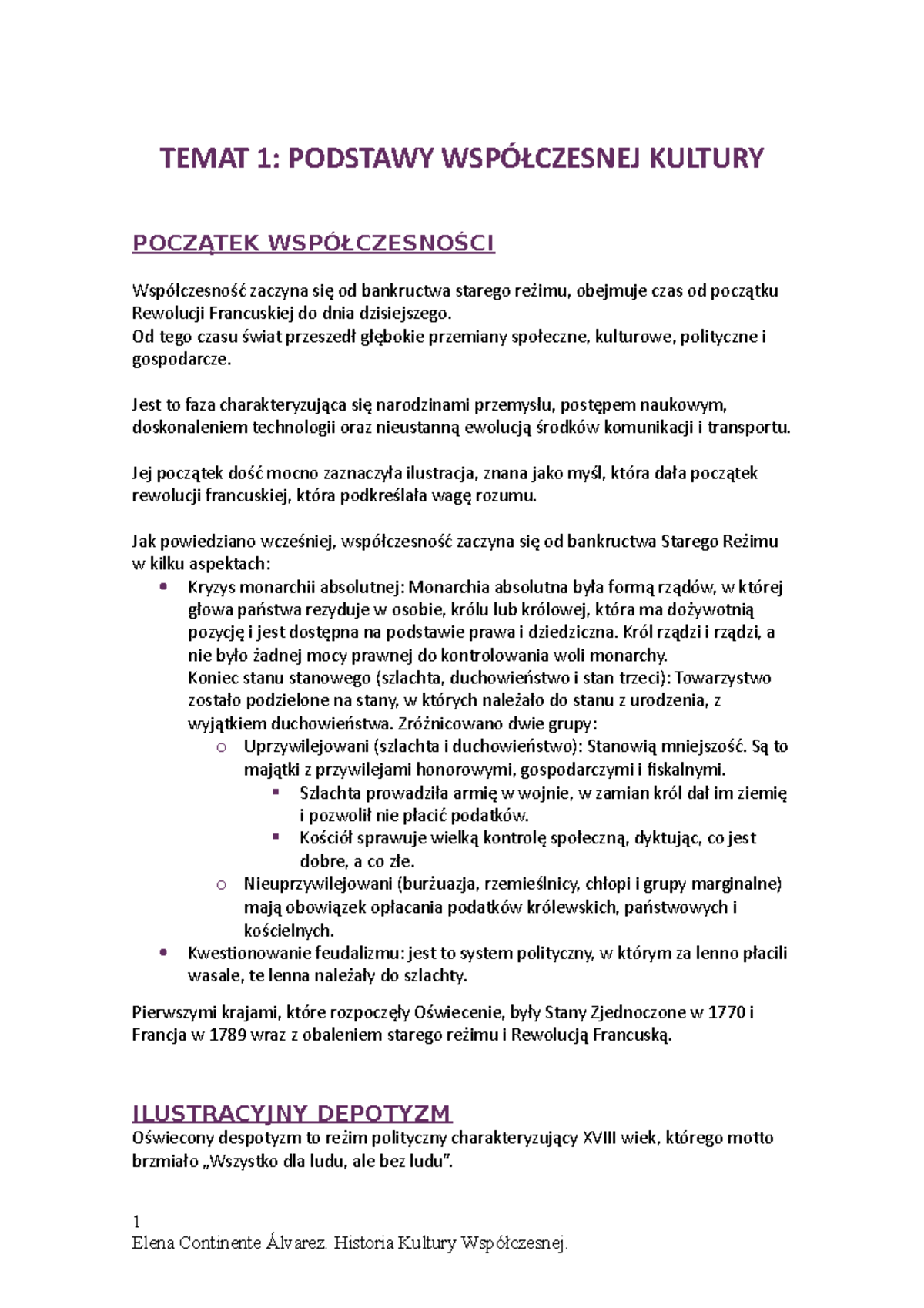 Temat 4 Komunikacja społeczna - TEMAT 1: PODSTAWY WSPÓŁCZESNEJ KULTURY