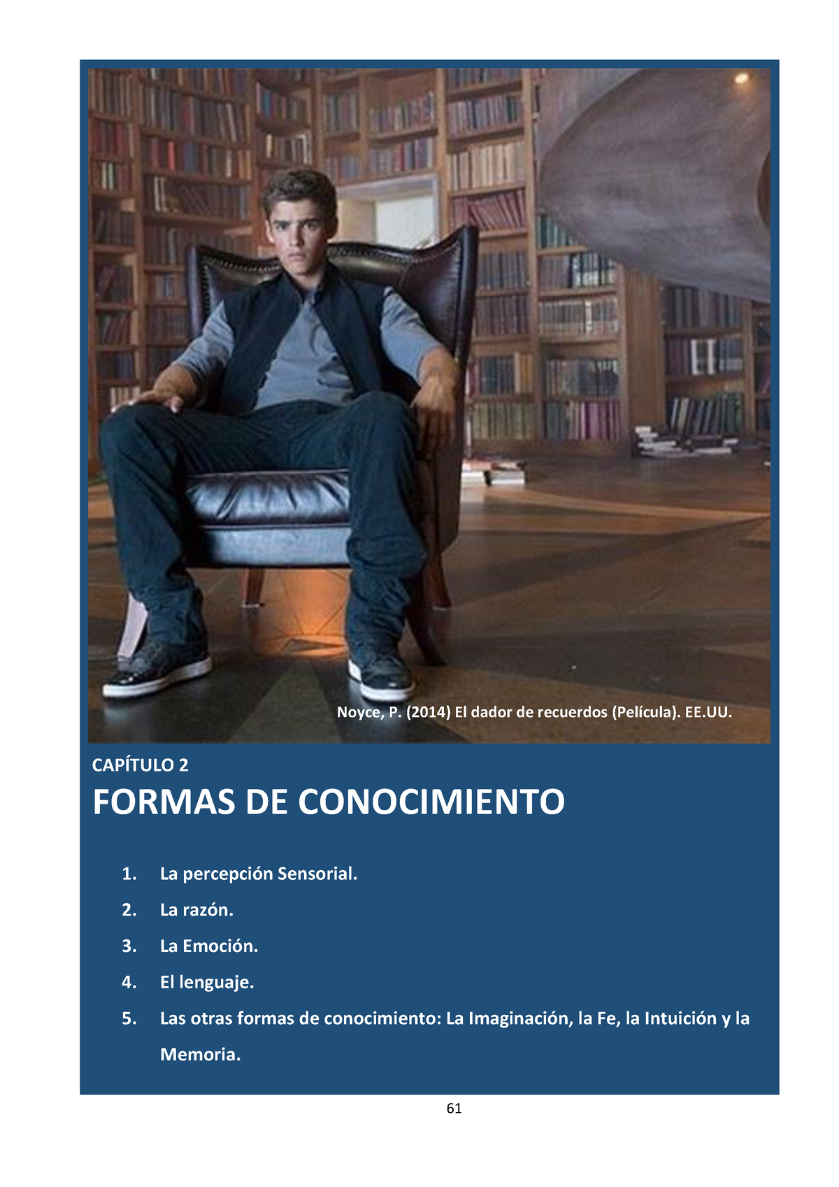 Tdc. Formas De Conocimiento - CAPÕTULO 2 FORMAS DE CONOCIMIENTO 1. La ...