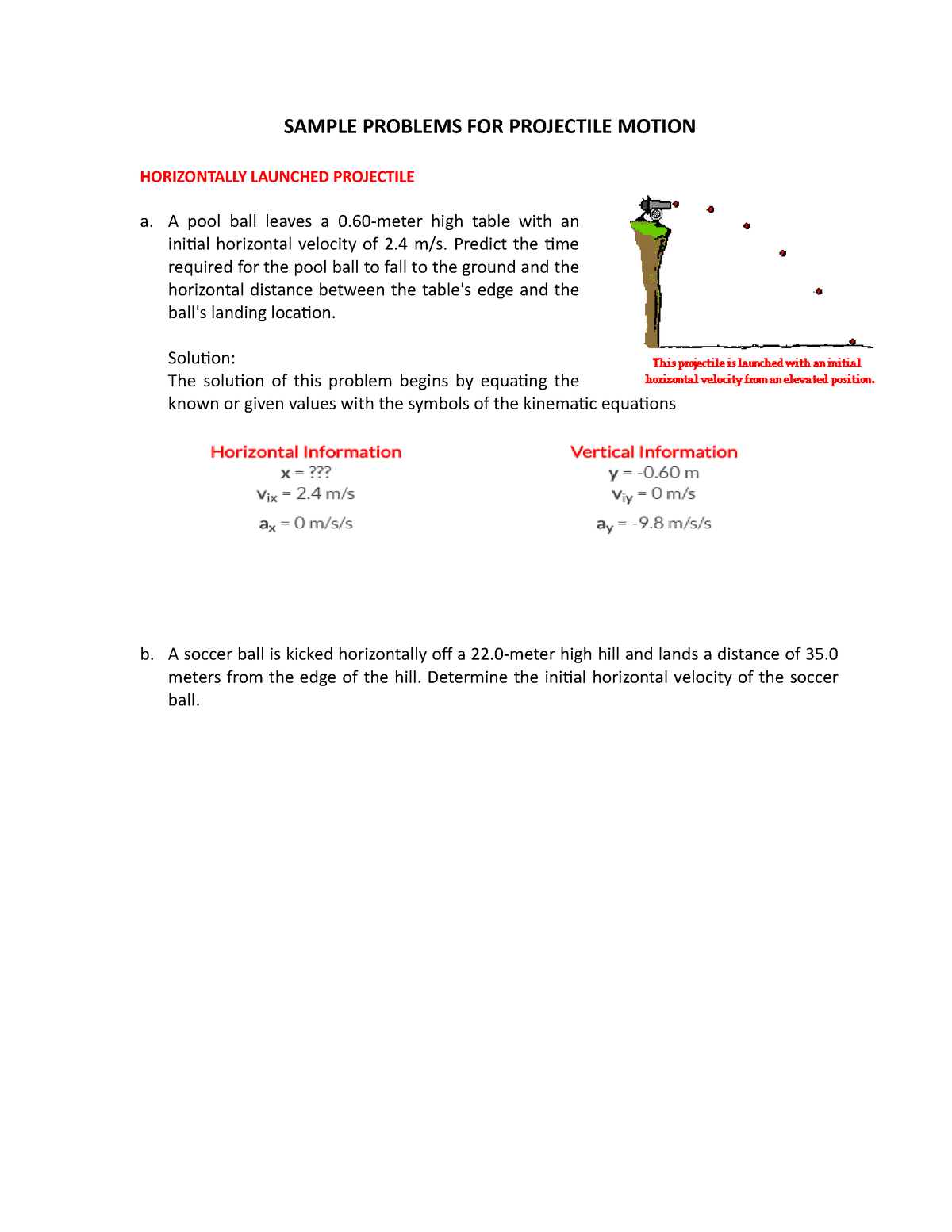 sample-problems-for-projectile-motion-sample-problems-for-projectile