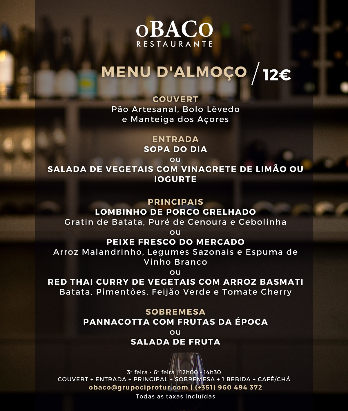 Menu de almoco gc1 - É um menu de almoços muito famoso - Metodos ...