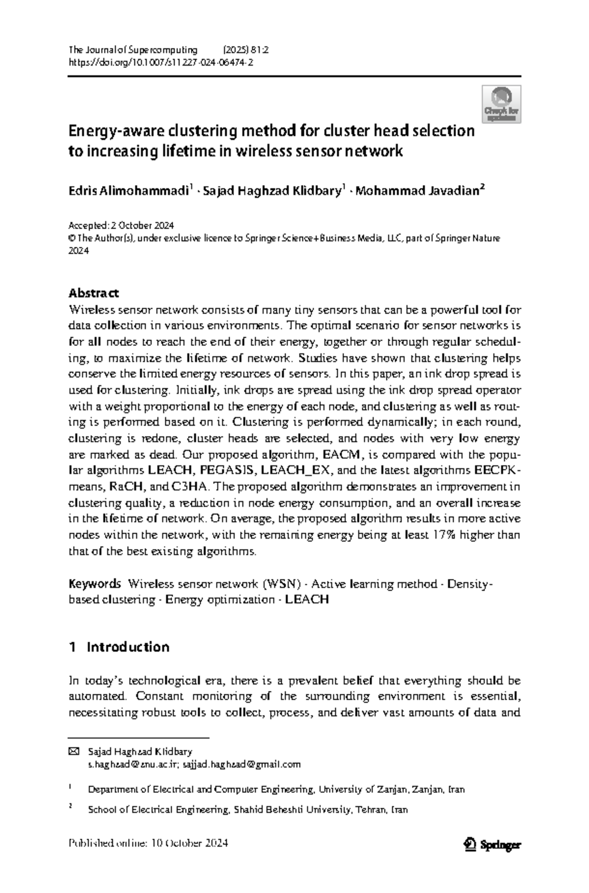 Conference excel - sample - Vol.:(0123456789) The Journal of ...