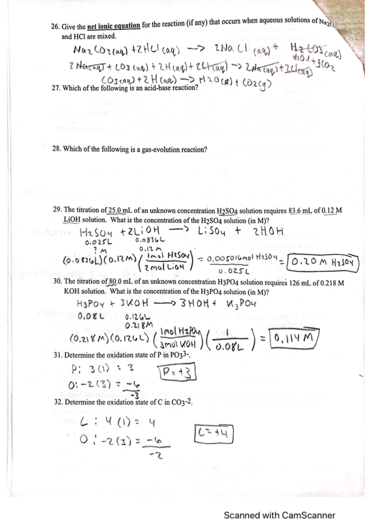 1.4 problem solving in chemistry answer key