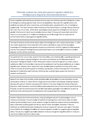 Paper 3 Mark Scheme - A-level PSYCHOLOGY 7182/ Paper 3 Issues And ...