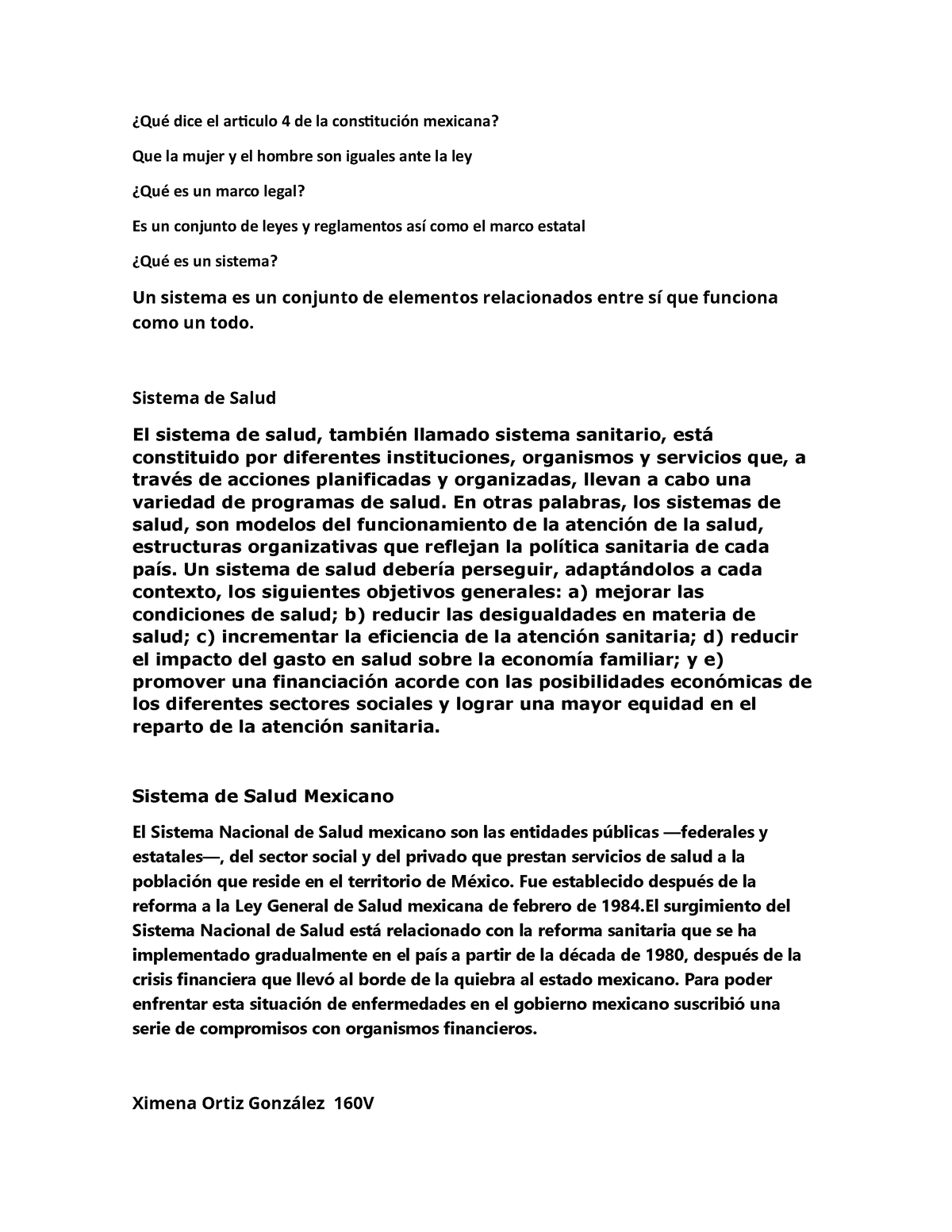 Documento 10 Dimensión 2 Qué dice el articulo 4 de la