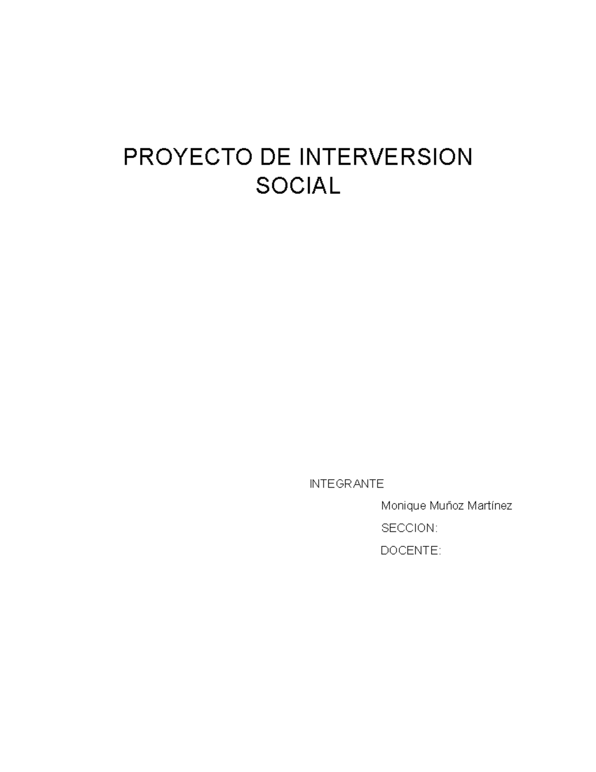 Integrante-2 - Frysk - PROYECTO DE INTERVERSION SOCIAL INTEGRANTE ...