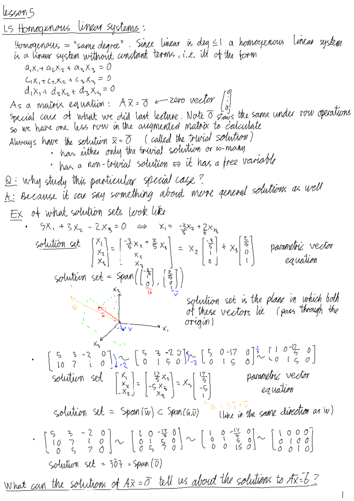 Lesson plan 5 - 1 - NOTES - MATH235 - Studocu