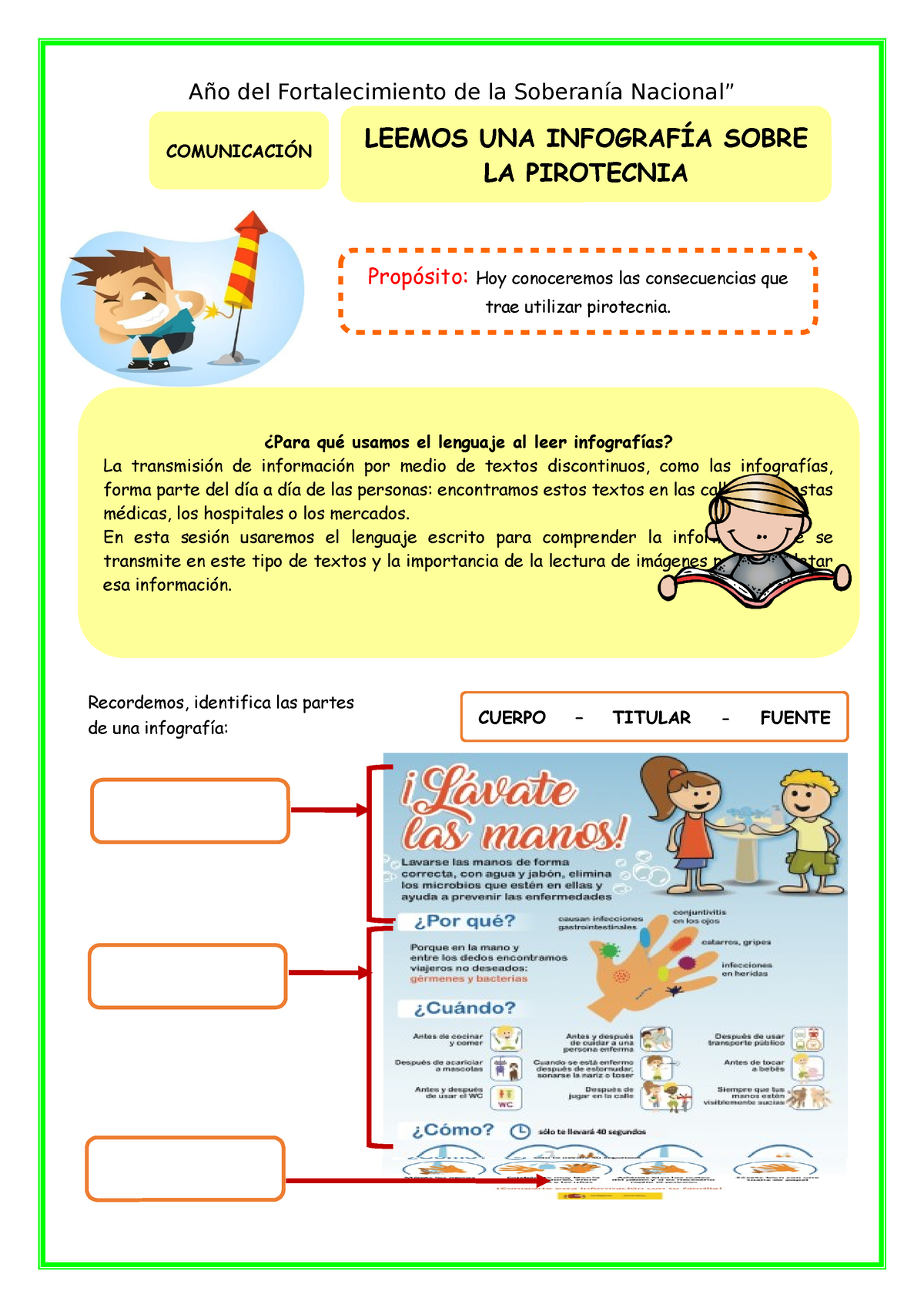 ACT- Lunes- Comunic- Leemos UNA Infografía Sobre LA Pirotecnia - Año ...