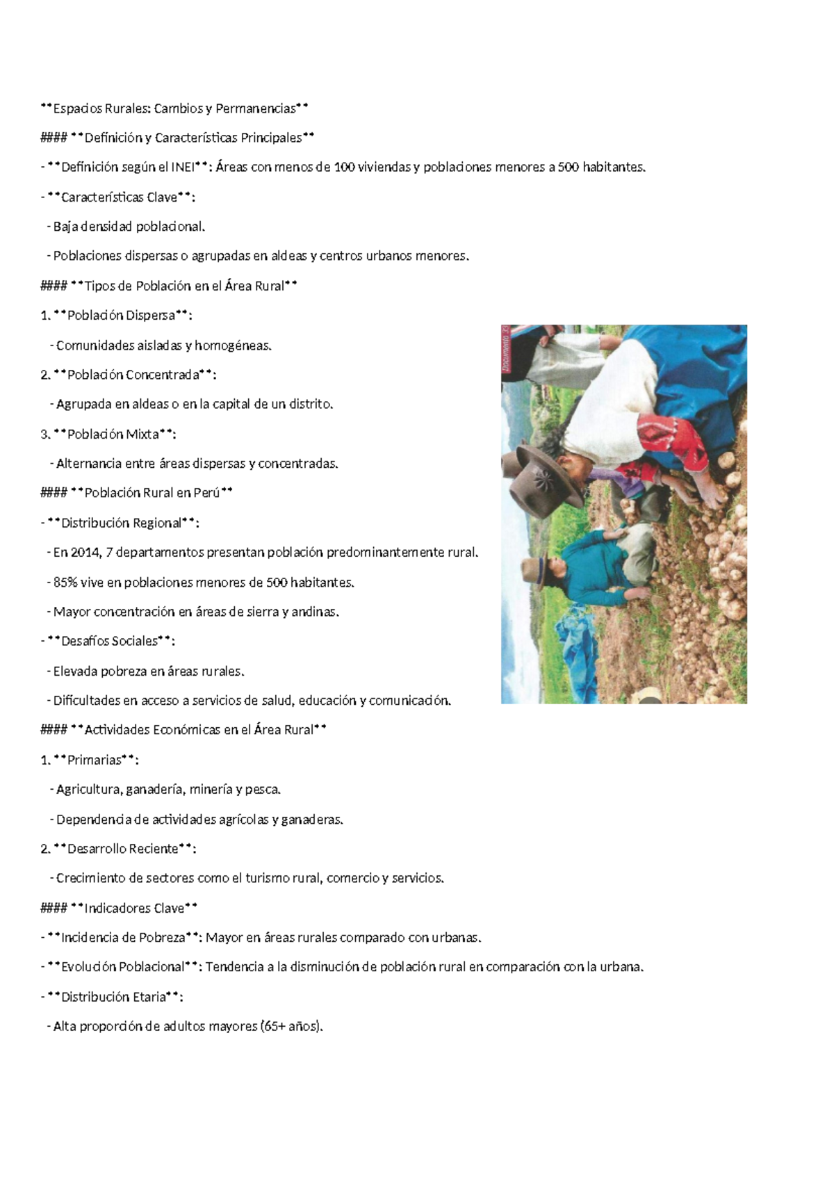Espacios Rurales - informe - Espacios Rurales: Cambios y Permanencias ...
