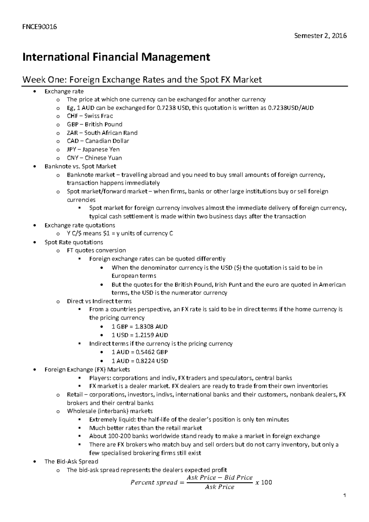 international financial management case study