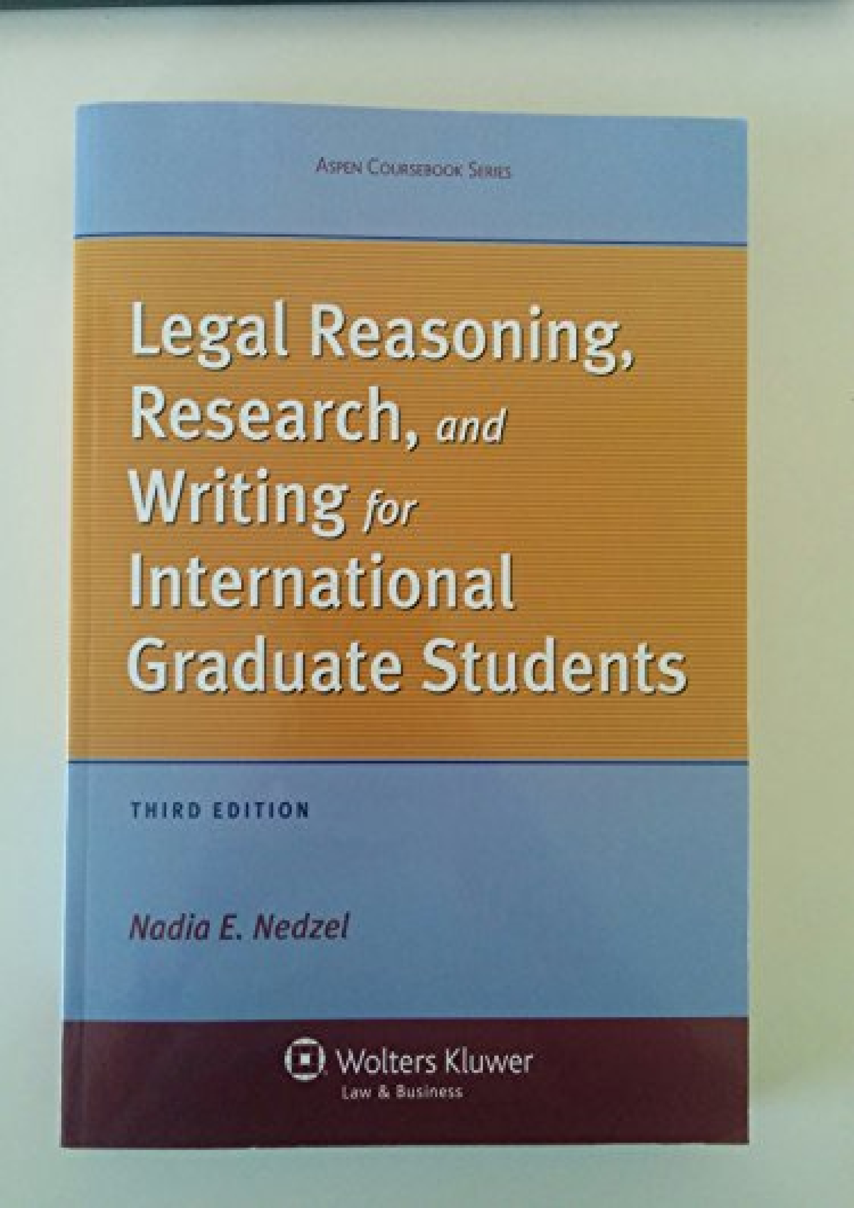 legal reasoning research and writing for international graduate students pdf
