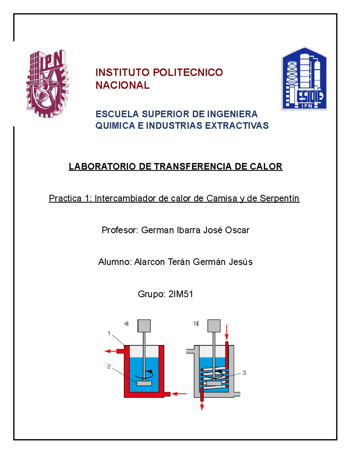 Practica 2 - TC - INSTITUTO POLITECNICO NACIONAL ESCUELA SUPERIOR DE ...