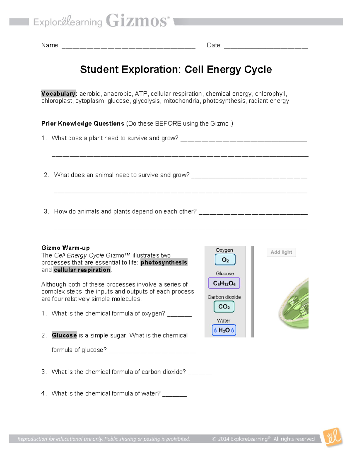 Cell Energy SE - physics - Name ...